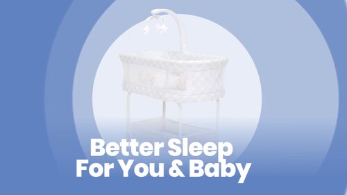 Delta Children Sleepcool Rocking Bassinet with Bedding & Reviews